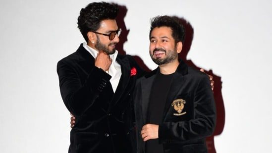Ranveer and Aditya Dhar at the trailer launch of Dhurandhar.