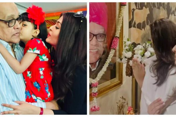 Aishwarya Rai Bachchan marks her father's birth anniversary with an emotional post; shares 'Then and Now' pics of daughter Aaradhya Bachchan | - The Times of India