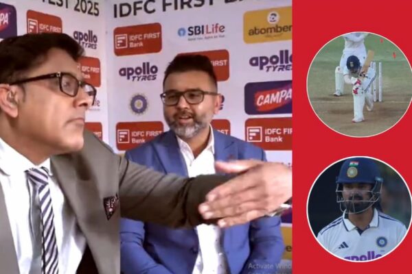 Anil Kumble's reaction went viral, disappointment was seen in the commentary box as soon as KL Rahul was bowled; Video