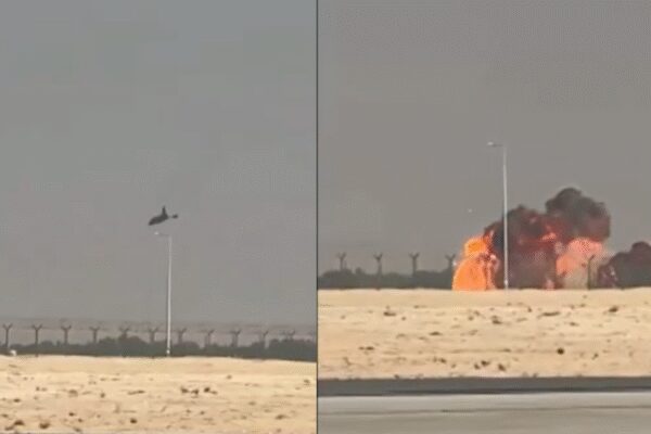 Watch: Tejas fighter jet crashes during Dubai air show; eyewitness footage captures impact | India News - The Times of India