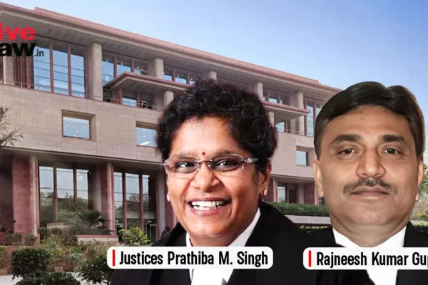 Appeal On Taxability Including Point Of Limitation Doesn’t Lie Before HC U/S 35G Of Central Excise Act: Delhi High Court 590013 justices prathiba m singh and rajneesh kumar gupta.webp