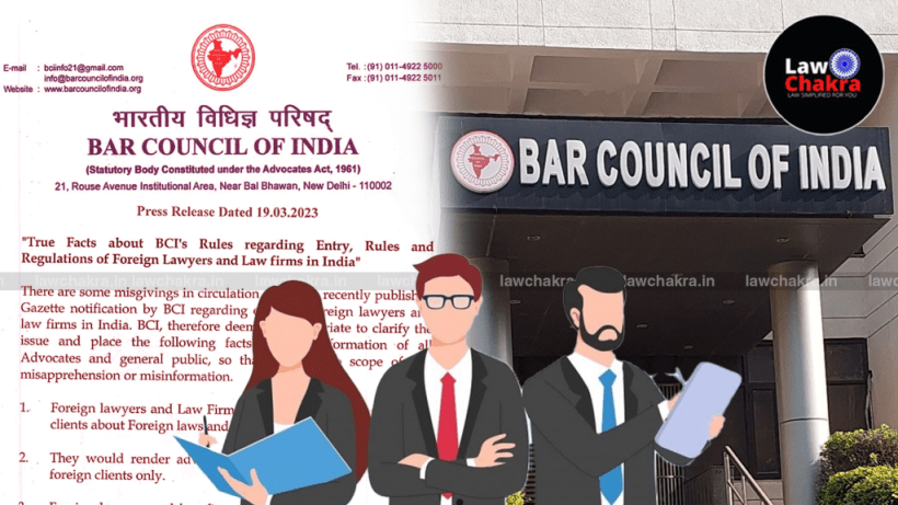 Bar Council of India vs SILF | Big Fight Over Foreign Law Firms In India: BCI To Take Action Against SILF For "Misleading" Comments