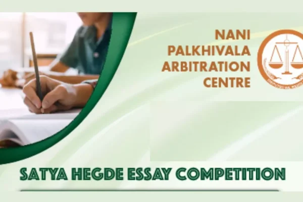 Call for Submissions, NPAC, Satya Hegde, Essay Competition, Arbitration
