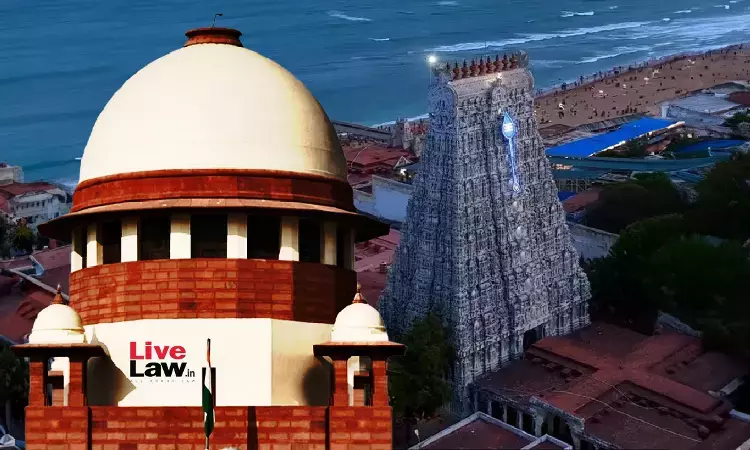 Supreme Court Refuses To Entertain Thiruchendur Temple Vidhayahar's Plea Against Consecration Ceremony Timing
