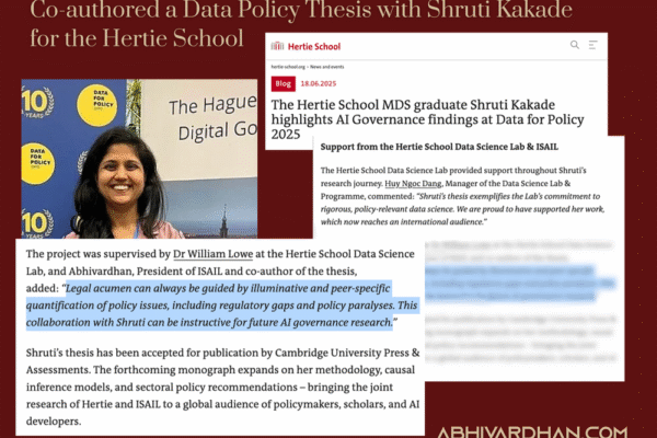 Co-authored a Data Policy Thesis with Shruti Kakade for the Hertie School Data Science Lab