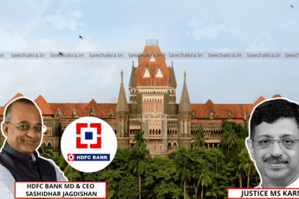"Legal Warfare or Vendetta?": HDFC Bank Ceo Sashidhar Jagdishan Moves Bombay HC to Quash Fir by Lilavati Trust