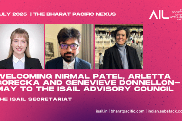 Welcoming Nirmal Patel, Arletta Gorecka and Genevieve Donnellon-May to the ISAIL Advisory Council Welcoming Nirmal Patel, Arletta Gorecka and Genevieve Donnellon-May to the ISAIL Advisory Council