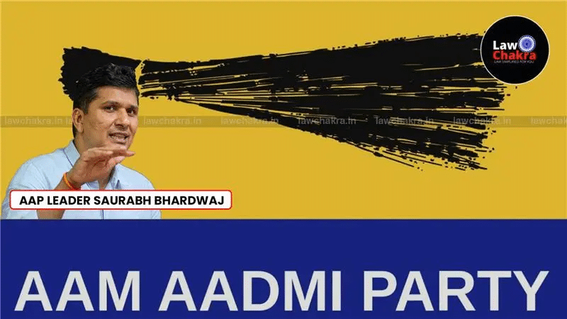 Aap's Saurabh Bharadwaj Slams BJP after Supreme Court Calls Ed A "Crook"
