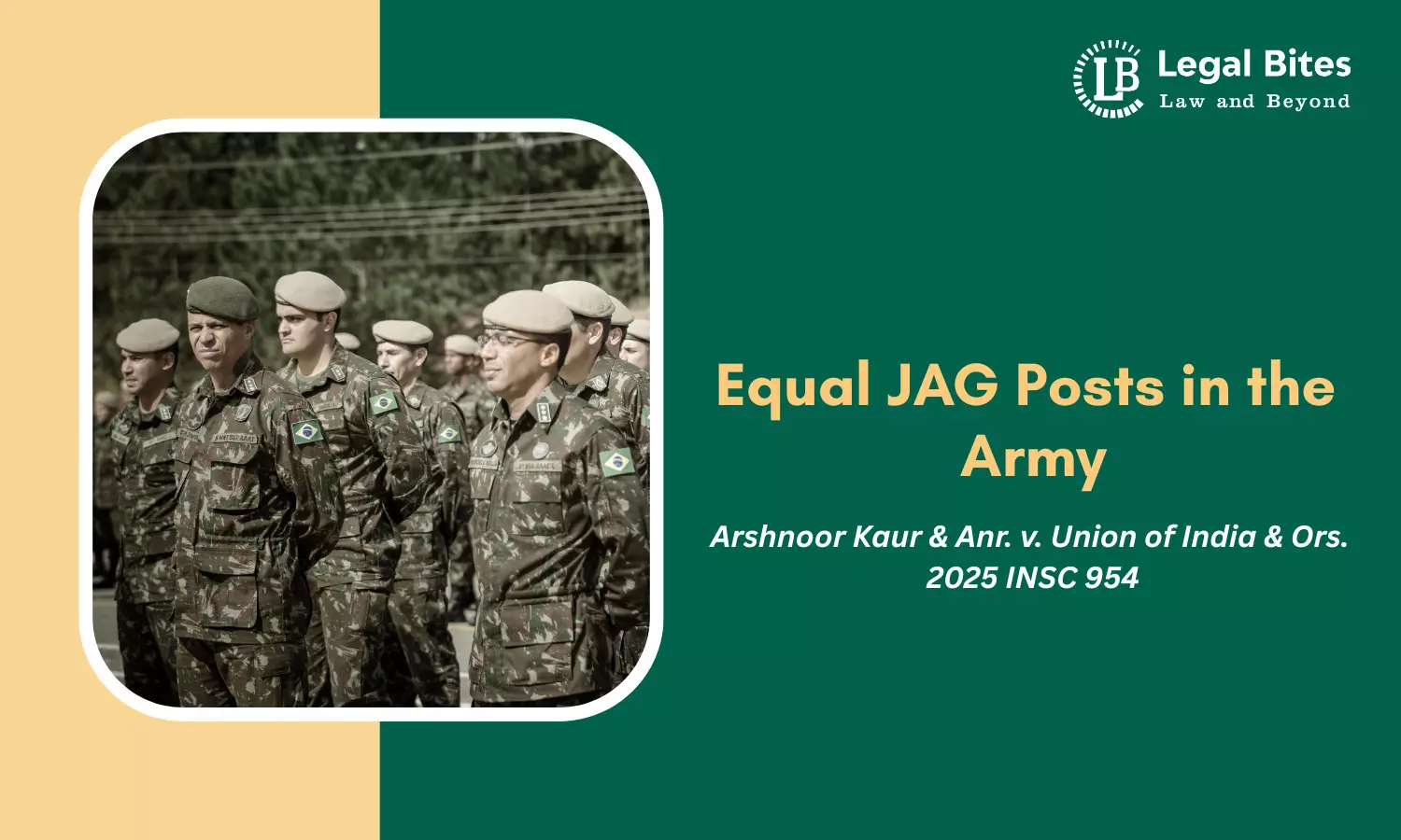 Can the Army Reserve More JAG Posts for Men Than Women? Supreme Court Says No 1 Can the Army Reserve More JAG Posts for Men Than Women? Supreme Court Says No