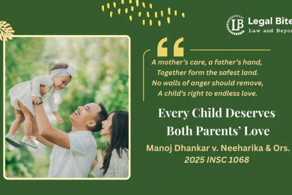 Can Parental Separation Ever Justify Emotional Separation From a Child?