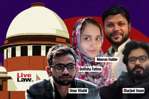 Supreme Court Adjourns Bail Pleas Of Umar Khalid & 3 Others Till September 19