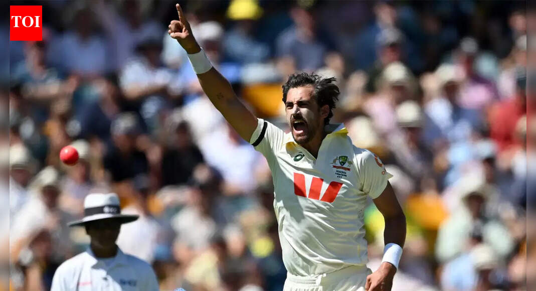 Mitchell Starc rewrites history! Surpasses Wasim Akram as most successful left-arm Test pacer | Cricket News - The Times of India